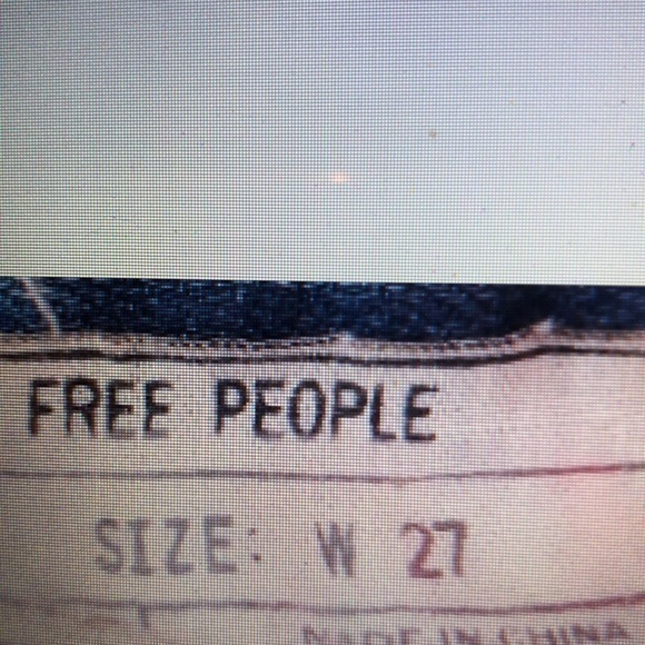 Free people women’s denim‎ jeans size 27 - Picture 2 of 8